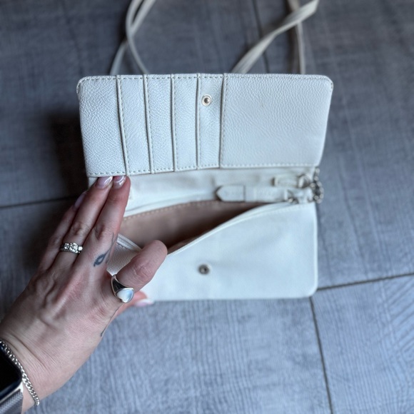 Nine West White Mini Crossbody Bag with Adjustable Strap - Picture 3 of 4